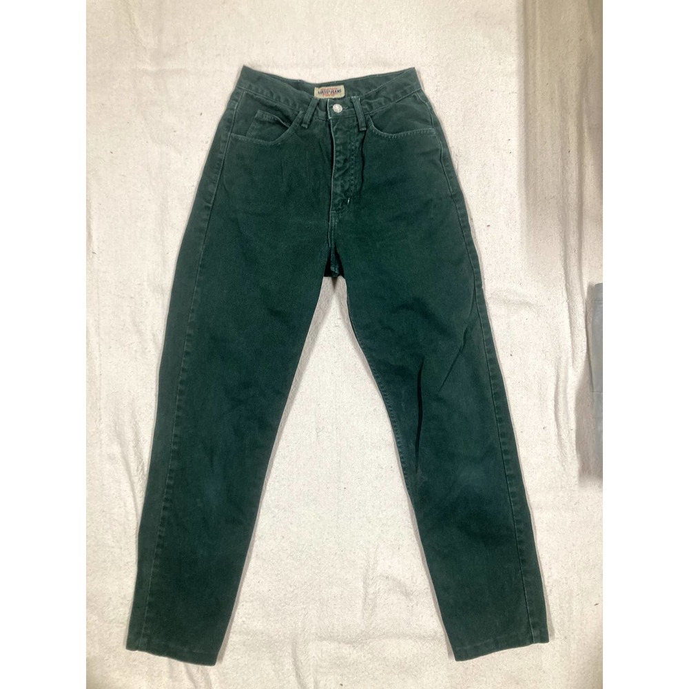 VTG Guess Emerald Green Boot Cut High Rise Jeans